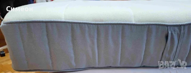 Матрак VESTERÖY с индив. пакет. пружини, много твърд, 90x200 см, само пробван, тече 7 година оставащ, снимка 5 - Матраци - 55847677