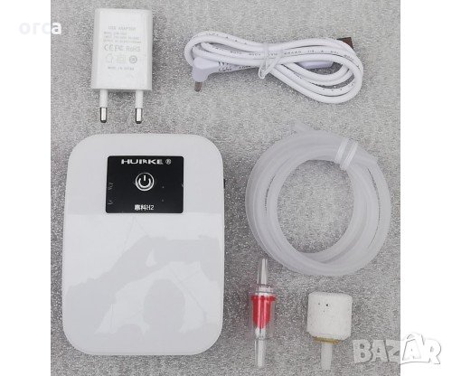 🎣 Помпа за жива стръв със зарядно 🔋 Rechargeable AIR PUMP – Компактна и безшумна 🐟