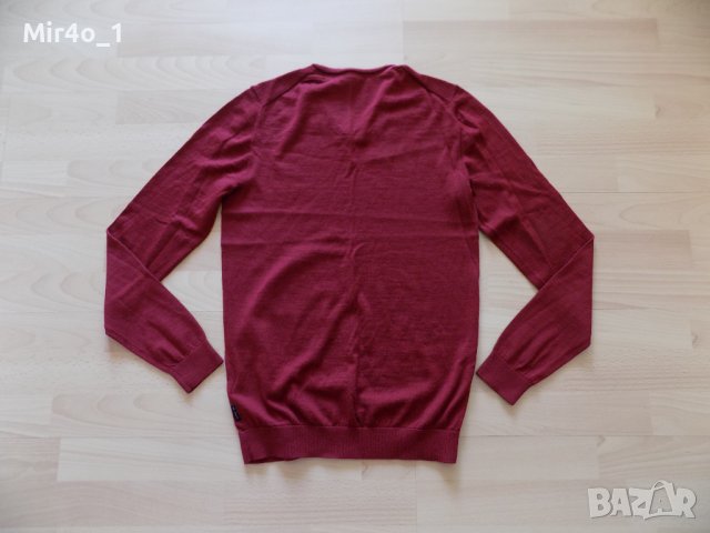 пуловер ted baker merino wool блуза горнище вълнен мъжки оригинален S, снимка 2 - Пуловери - 40002983