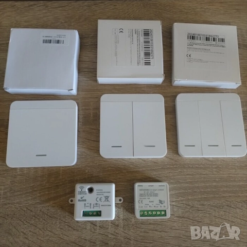 Безжичен ключ за осветление с RF433 модул. WiFi управление, с/без нула, снимка 8 - Други - 44179136