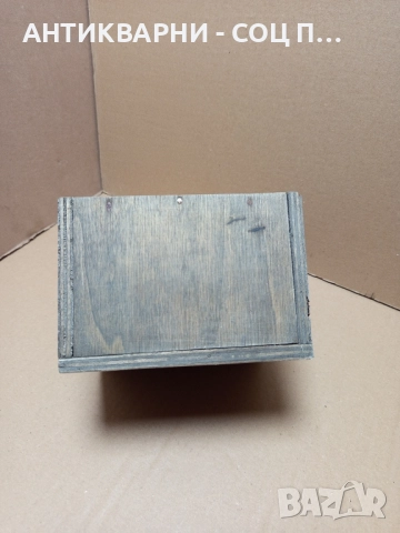 Соц Стар Дървен Лъжичник За Прибори. , снимка 7 - Антикварни и старинни предмети - 52057322