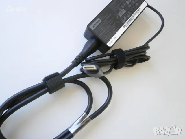 Зарядно устройство Lenovo USB-C , снимка 3 - Захранвания и кутии - 48547407