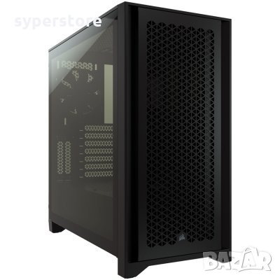 Геймърска Кутия за компютър Corsair 4000D Airflow Tempered Glass CC-9011200-WW Black Middle Tower