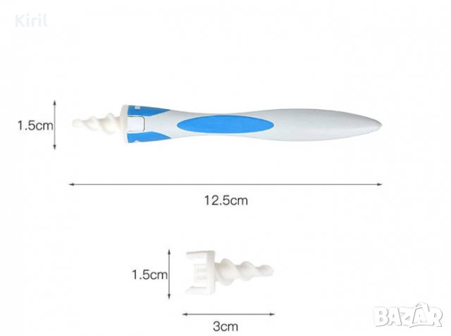 Уред за почистване на уши Smart Swab 16 броя накрайника , снимка 2 - Други - 32207933