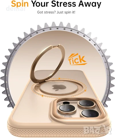 YINLAI калъф за iPhone 16 Pro Max, магнитна стойка с въртене на 360°,бутон за управление на камерата, снимка 2 - Калъфи, кейсове - 50757775