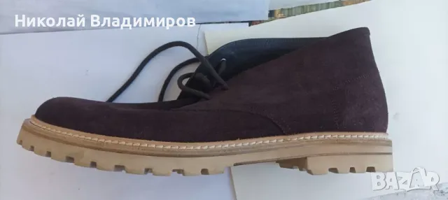 Обувки мъжки Bally оригинални нови естествена кожа велур 44-45 номер, снимка 11 - Ежедневни обувки - 47858496