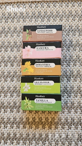 Комплект 5 бр. ароматни етерични масла Hankey – 10ml