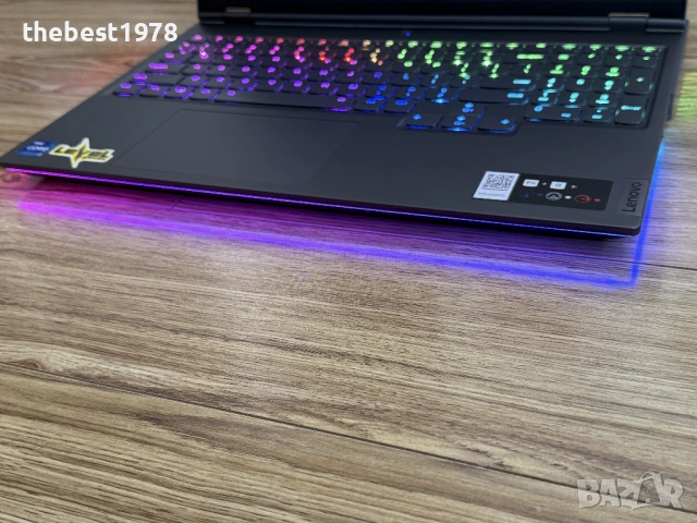 16`Lenovo Legion Pro 7`Core i7-11800H/RTX 3070/32GB RAM/512GB SSD/WQXGA 165Hz 500 Nits Vesa Certifie, снимка 2 - Лаптопи за игри - 54311636