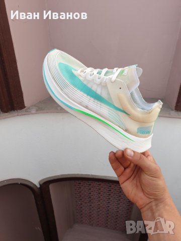 маратонки  NIKE ZOOM FLY SP RAGE GREEN  номер 43,5-44, снимка 5 - Маратонки - 37495284