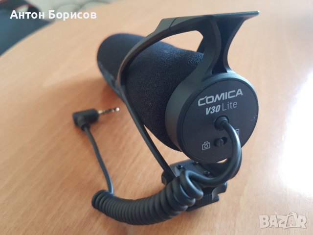 Атмосферен микрофон за DSLR и телефон COMICA НОВ, снимка 6 - Микрофони - 40075717