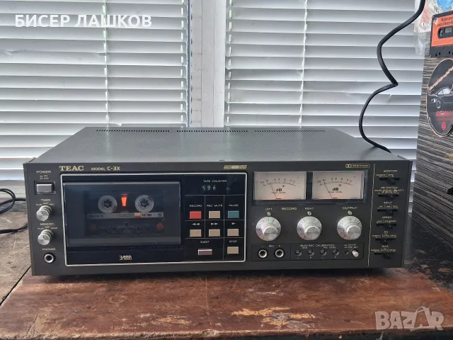 TEAC C-3X cassete deck, снимка 14 - Ресийвъри, усилватели, смесителни пултове - 56442907