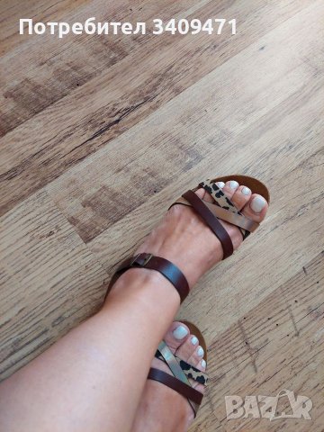 Дамски сандали естествена кожа , снимка 5 - Сандали - 37064255