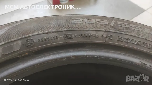 ГУМА 205/55R16 205x55R16 ВТОРА УПОТРЕБА ПОДХОДЯЩА E ЗА РЕЗЕРВНА ГУМА, снимка 7 - Гуми и джанти - 50054842