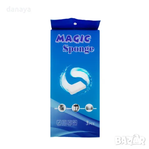 2620 Комплект магически гъби за почистване, 3 броя в пакет, снимка 9 - Мопове, кофи, четки и метли - 35432197