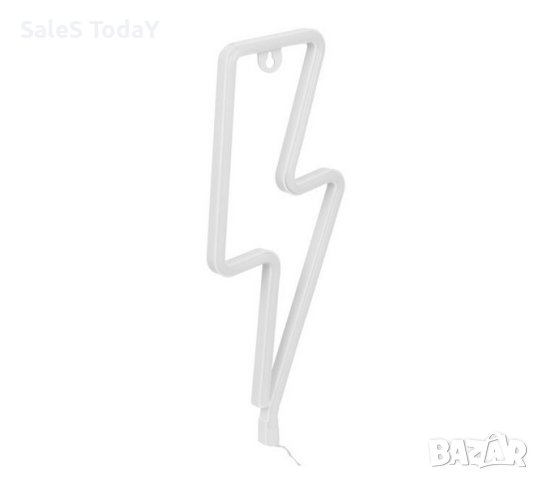 Лампа за стена LED, Neon, USB, 11.5x28cm, снимка 3 - Лед осветление - 42625972