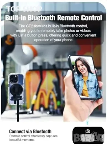 Нов Безжичен 5" HD Сензорен Монитор с Bluetooth и WiFi за iPhone/Android, снимка 5 - Друга електроника - 49426164