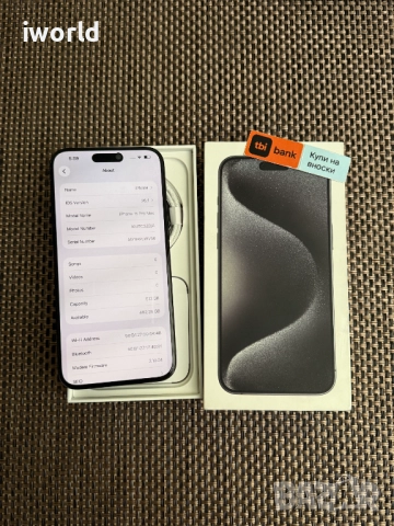 КАТО НОВ❗️512GB❗️ iPhone 15 Pro MAX Лизинг от 60лв/м BLACK Titanium 96%, снимка 4 - Apple iPhone - 52614060