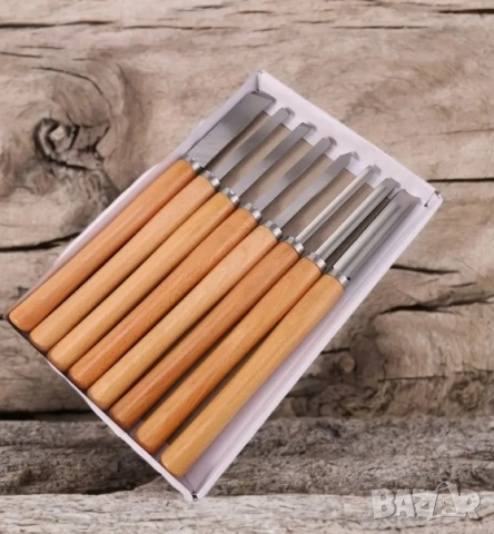 🛠️ Комплект от 8 резци за линолеум и дърво  