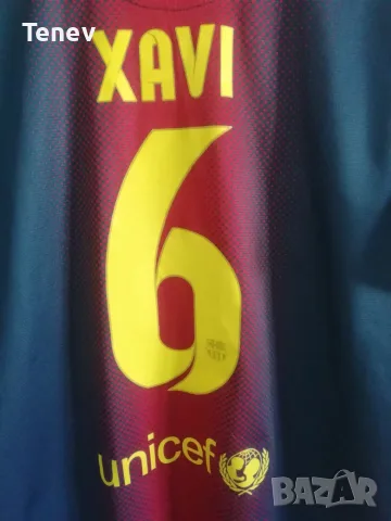 Barcelona Xavi Nike 2012/2013 оригинална тениска фланелка Барселона Шави екип , снимка 4 - Тениски - 56256010