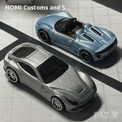 Hot Wheels Ferrari F12 Berlinetta & Porsche 918 Spyder