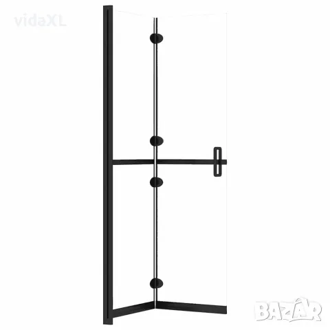 vidaXL Сгъваема стена за душ с прозрачно ESG стъкло, 90x190 см, снимка 5 - Душове - 56146073