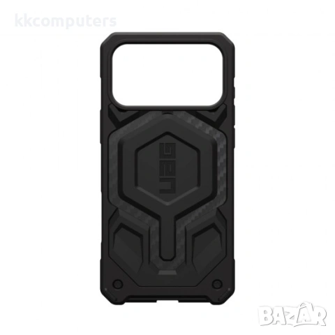 Оригинален кейс UAG Monarch Pro Carbon Fiber, За iPhone 17 Pro Max (6.9), Черен и Протектор, снимка 12 - Калъфи, кейсове - 54161033