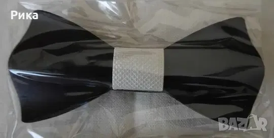 Комплект папийонка и кърпичка за джоб