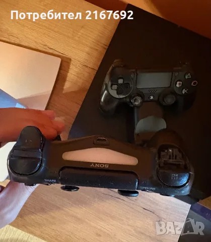 PlayStation 4 черен, снимка 3 - PlayStation конзоли - 55752426