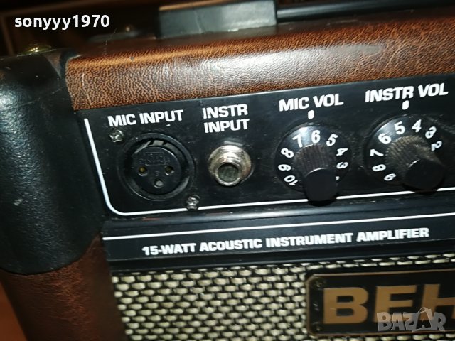 behringer at108 guitar amplifier-внос france 1412221845, снимка 7 - Ресийвъри, усилватели, смесителни пултове - 39011179