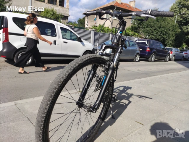 Велосипед B-twin 26 тъмно сив, снимка 10 - Велосипеди - 50842366