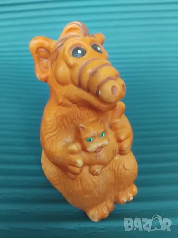 АЛФ / ALF стара колекционерска гумена фигура играчка, снимка 3 - Колекции - 49852728