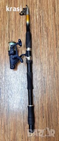 Телескопична въдица 3.2м + Макара, снимка 3 - Въдици - 53068027