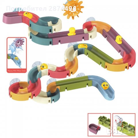 3273 Забавна водна писта за игри в банята, снимка 7 - Други - 36735654