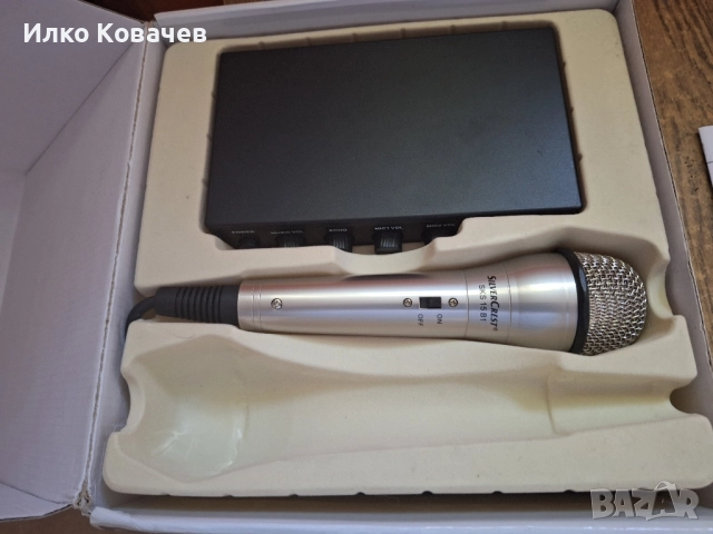 Продавам нов микрофон с приемник, снимка 3 - Микрофони - 51647272