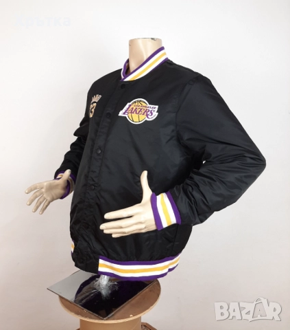 NBA Lakers LeBron James Varsity - Оригинално мъжко яке размер XL, снимка 4 - Якета - 52081302