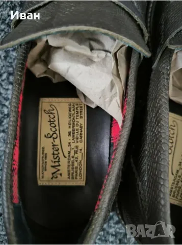  Scotch&Soda PREMIUM Leather loafers snake effect 44, снимка 3 - Официални обувки - 47645426