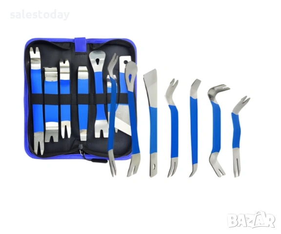 Инструменти за демонтаж на щипки, кори, лайсни, 7 части, снимка 2 - Аксесоари и консумативи - 43748170