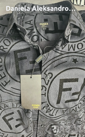 FENDI нова спортно елегантна риза, снимка 4 - Ризи - 52243162