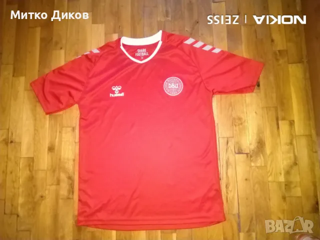 Футболна тениска на Дания Хумел размер С