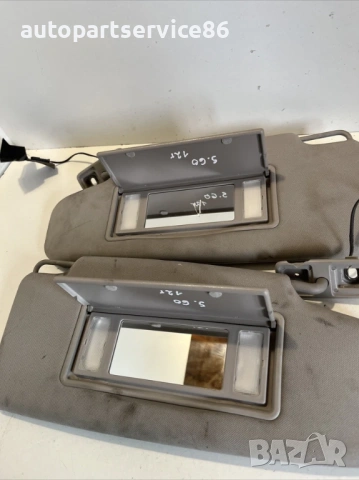 Ляв и десен слънчев визьор за Volvo S60 2.0 TDI (2012) Genuine, снимка 3 - Части - 54021374