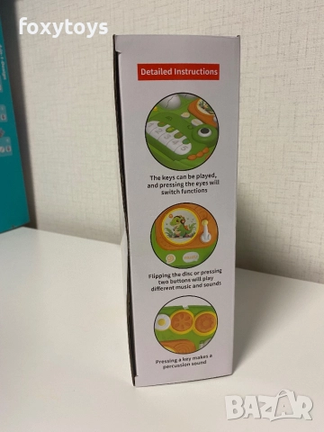 Интерактивна музикална масичка „Динозавър с пиано“, снимка 10 - Образователни игри - 52774397