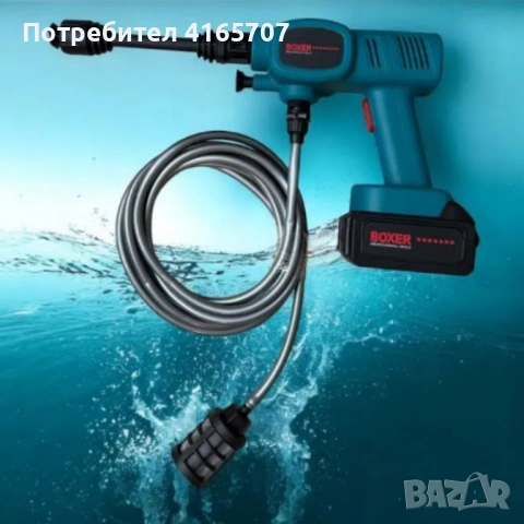 Акумулаторна водоструйка BOXER двойна батерия 6000 A - 36V с 2 батерии и куфар - мощна и компактна, снимка 4 - Други - 54068161