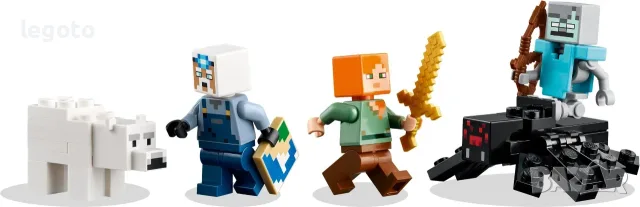 НОВО ЛЕГО 21277 Майнкрафт - Минакирка LEGO 21277  Minecraft - The Pickaxe Mine   , снимка 3 - Конструктори - 56234556