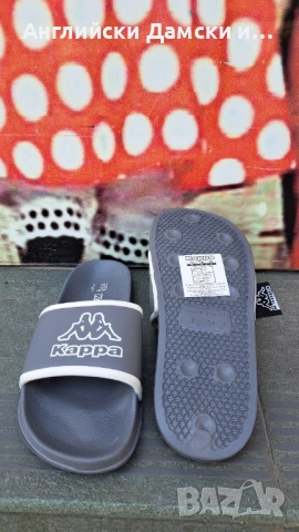 Английски чехли -Kappa, снимка 5 - Чехли - 51709349