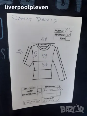 👉Camp David Original XL ефектна, снимка 6 - Тениски - 50161840