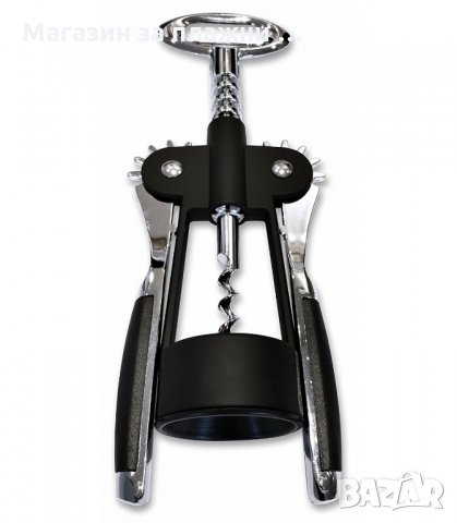 ТИРБУШОН ЗА ВИНО С ОТВАРАЧКА ЗА КАПАЧКИ, ПРОФЕСИОНАЛЕН - код 1527, снимка 3 - Аксесоари за кухня - 34280820