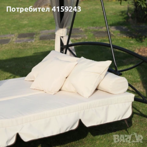 Луксозна градинска шатра с люлка и функция сън за пълен релакс, снимка 4 - Градински мебели, декорация  - 53936743