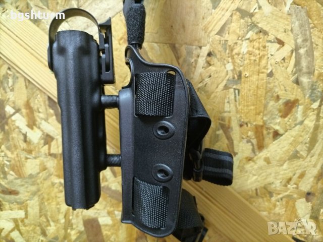 КОБУР ЗА ПИСТОЛЕТ ВАЛТЕР ''PDP'' КАЙДЕКС БЕДРЕНА ПЛАТФОРМА СЪС СИСТЕМА SLS/ASM, снимка 2 - Оборудване и аксесоари за оръжия - 42100757
