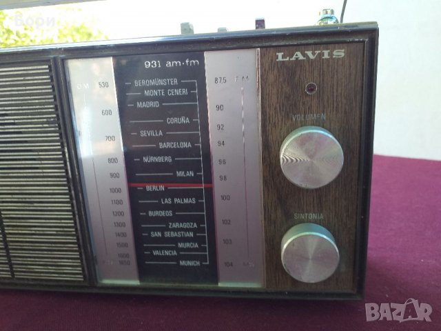 LAVIS 931 FM/AM испанско радио, снимка 3 - Радиокасетофони, транзистори - 33973052
