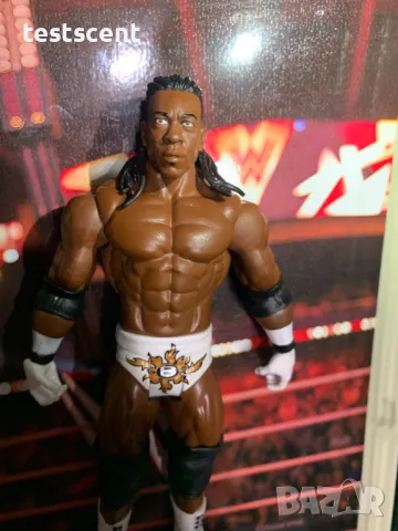 Екшън фигура WWE Booker T Букър Ти Mattel Basic Figure играчка King Booker, снимка 7 - Фигурки - 49149829